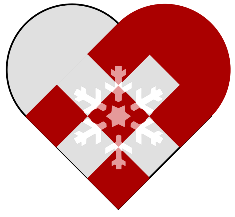 Julehjertet Skjuler Snefnug